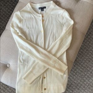 Like-new cream Mercantile merino wool cardigan